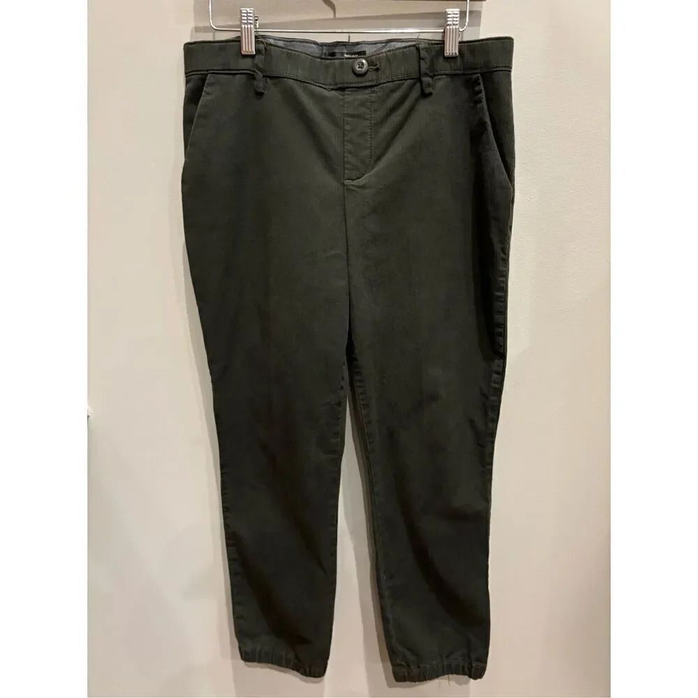 Lee Riders M The Tapered leg mid rise pull on army green khaki joggers